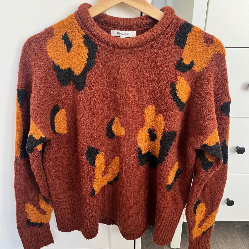 Madewell Floral Sweater